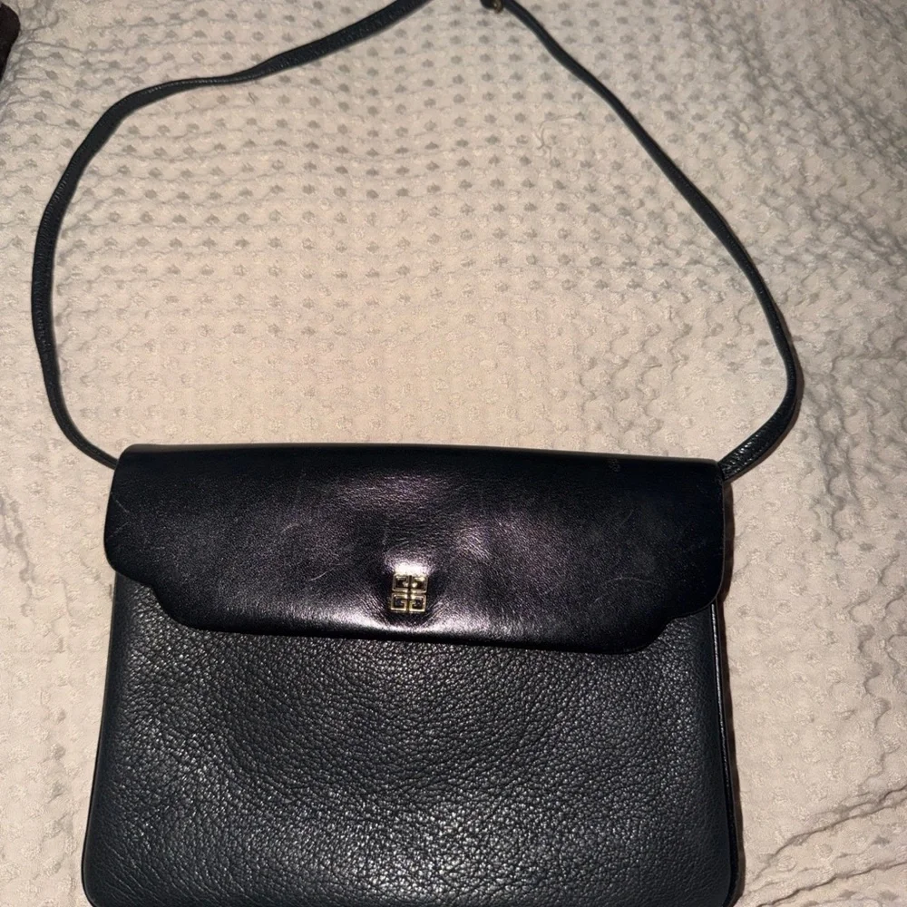 Givenchy Black Leather Crossbody Bag